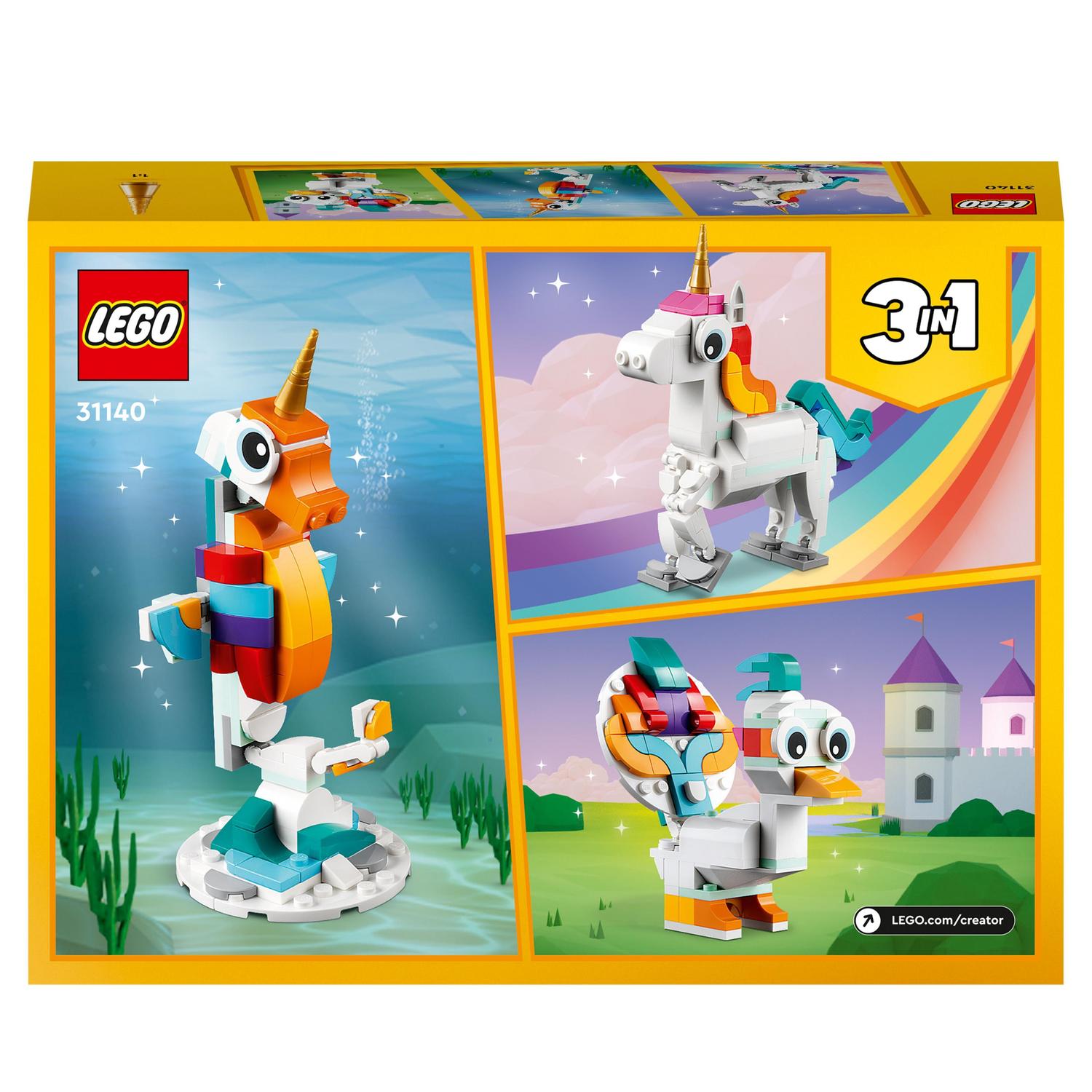 Unicórnio Mágico Lego Creator 10