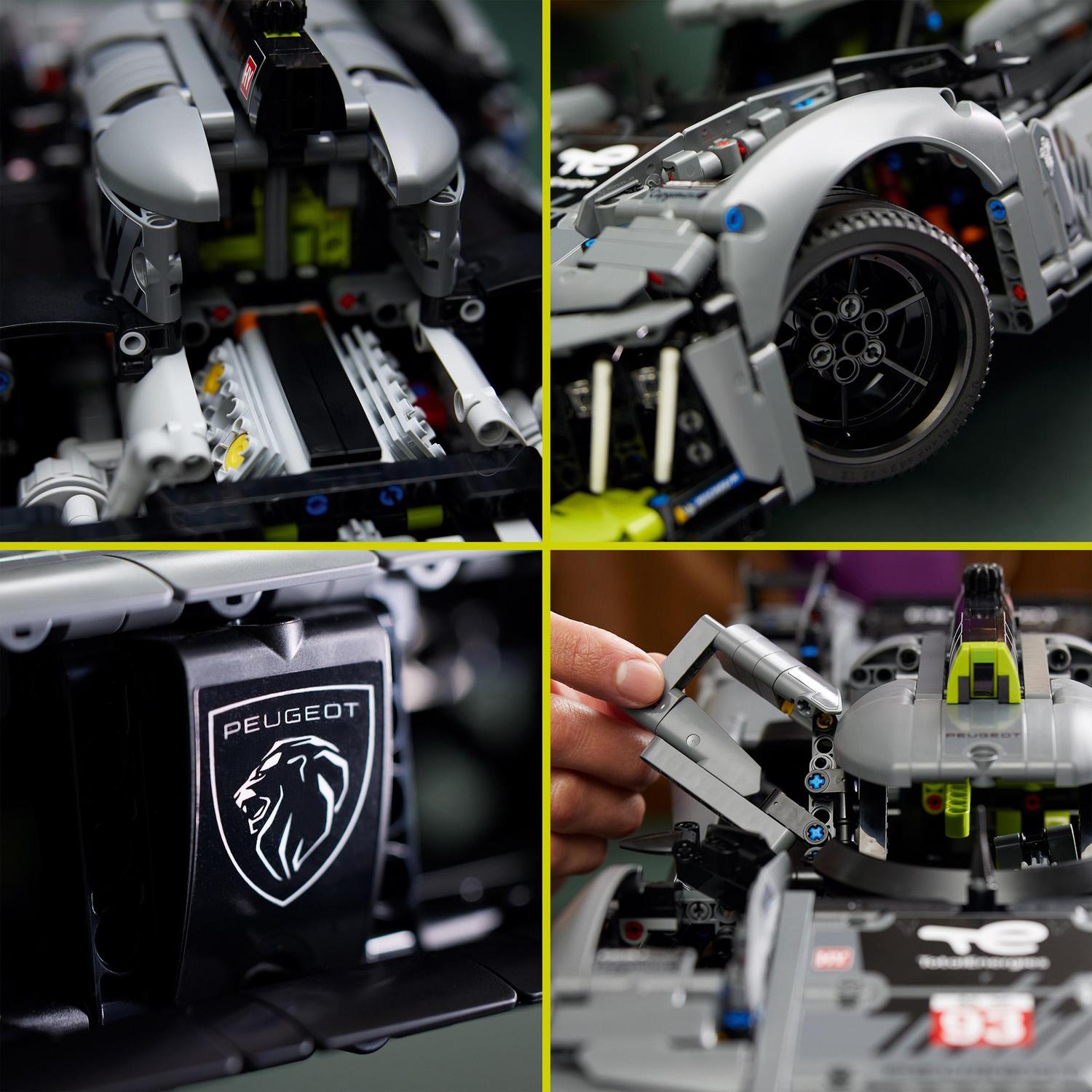 Peugeot 24H Le Mans Hybrid Hypercar Lego Technic 8