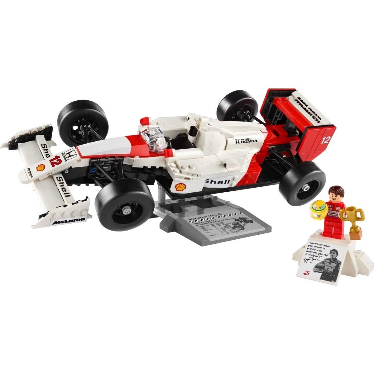 McLaren MP4/4 e Ayrton Senna Lego Icons 4