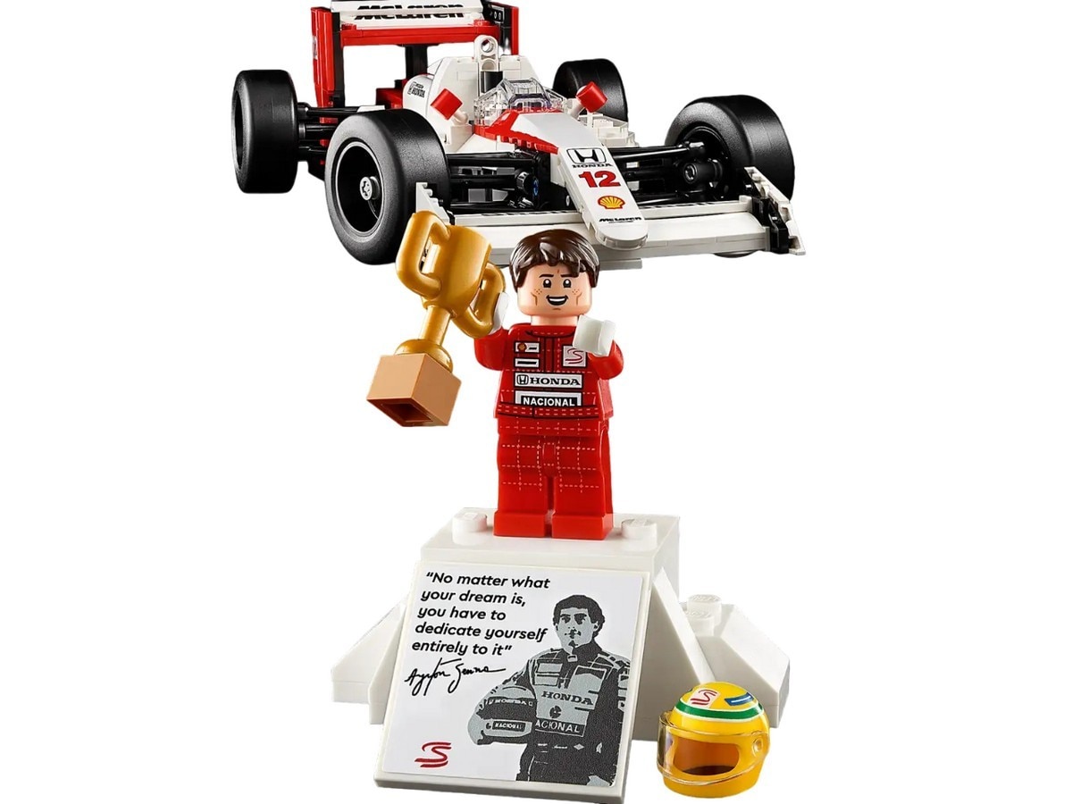 McLaren MP4/4 e Ayrton Senna Lego Icons 5