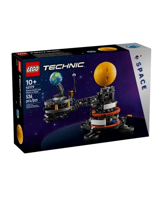 Planeta Terra e Lua em Órbita Lego Technic 1