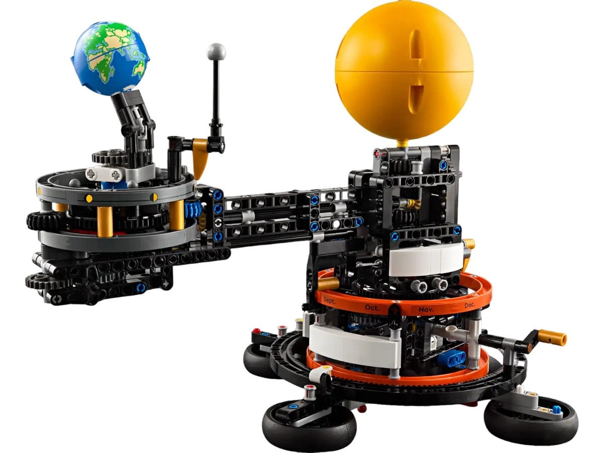 Planeta Terra e Lua em Órbita Lego Technic 4
