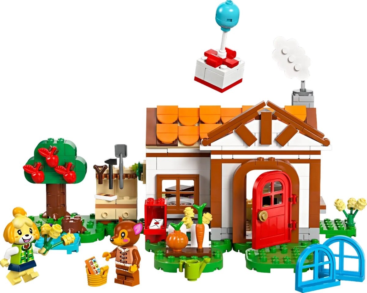 Visita da Isabelle Lego Animal Crossing 4