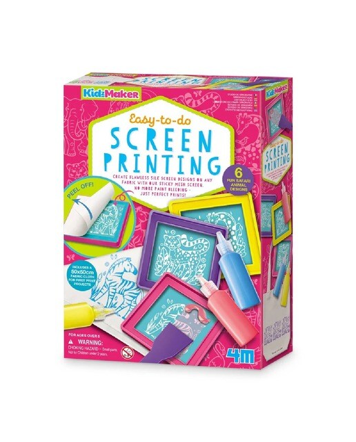 Serigrafia fácil de fazer 4M - KidzMaker 1