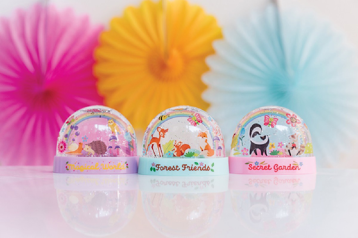 Arco-Íris KidzMaker Glitter Rainbow Snow Dome - 4M 4