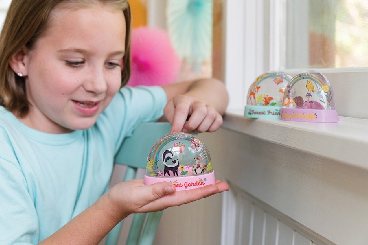 Arco-Íris KidzMaker Glitter Rainbow Snow Dome - 4M 5