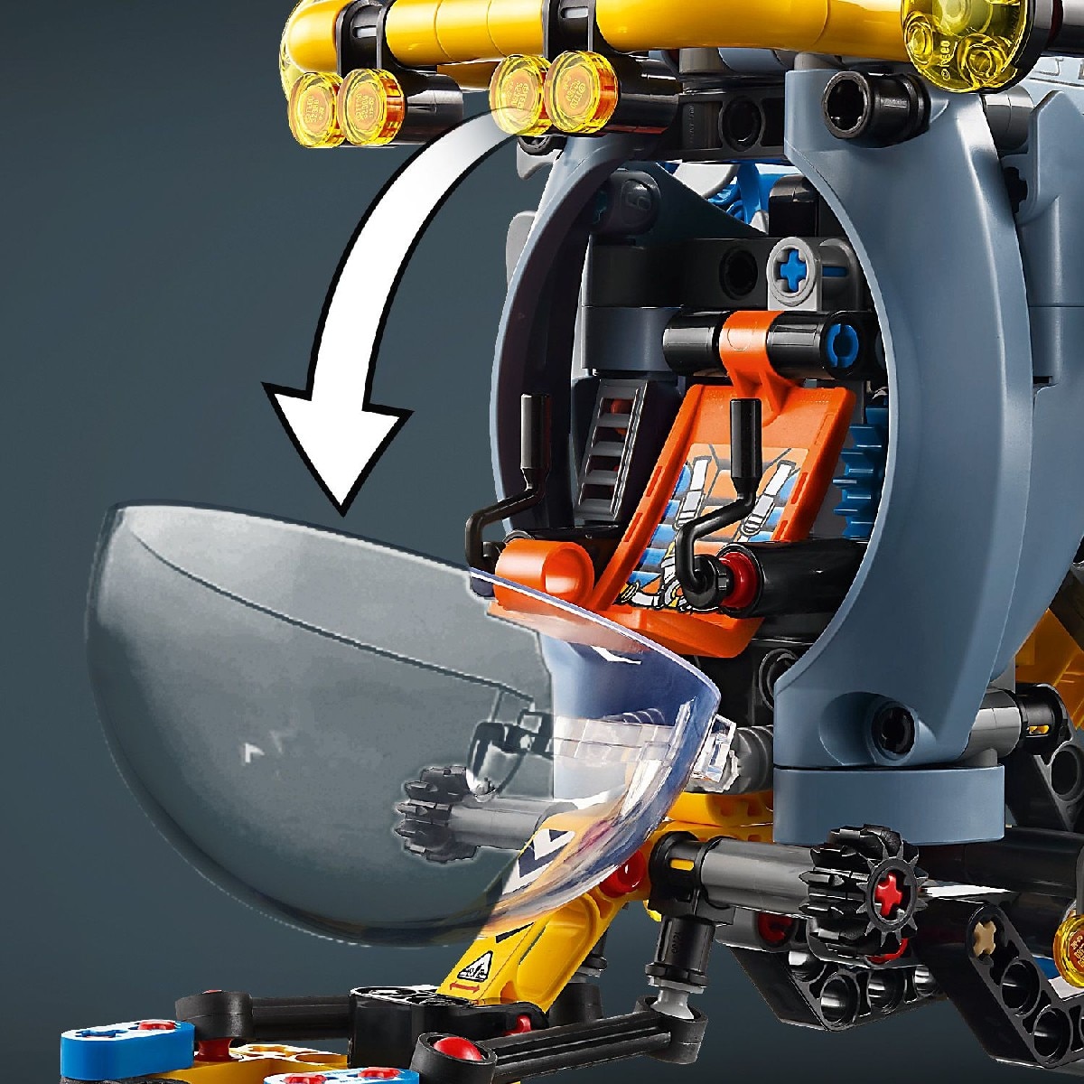Submarino de Investigação em Águas Profundas Lego Technic 7