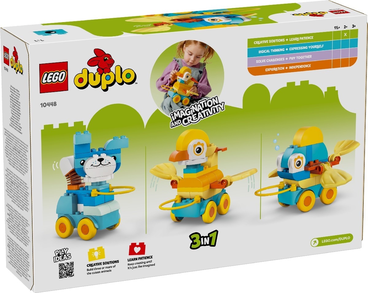 Animais Sobre Rodas 3 em 1 Lego Duplo 10