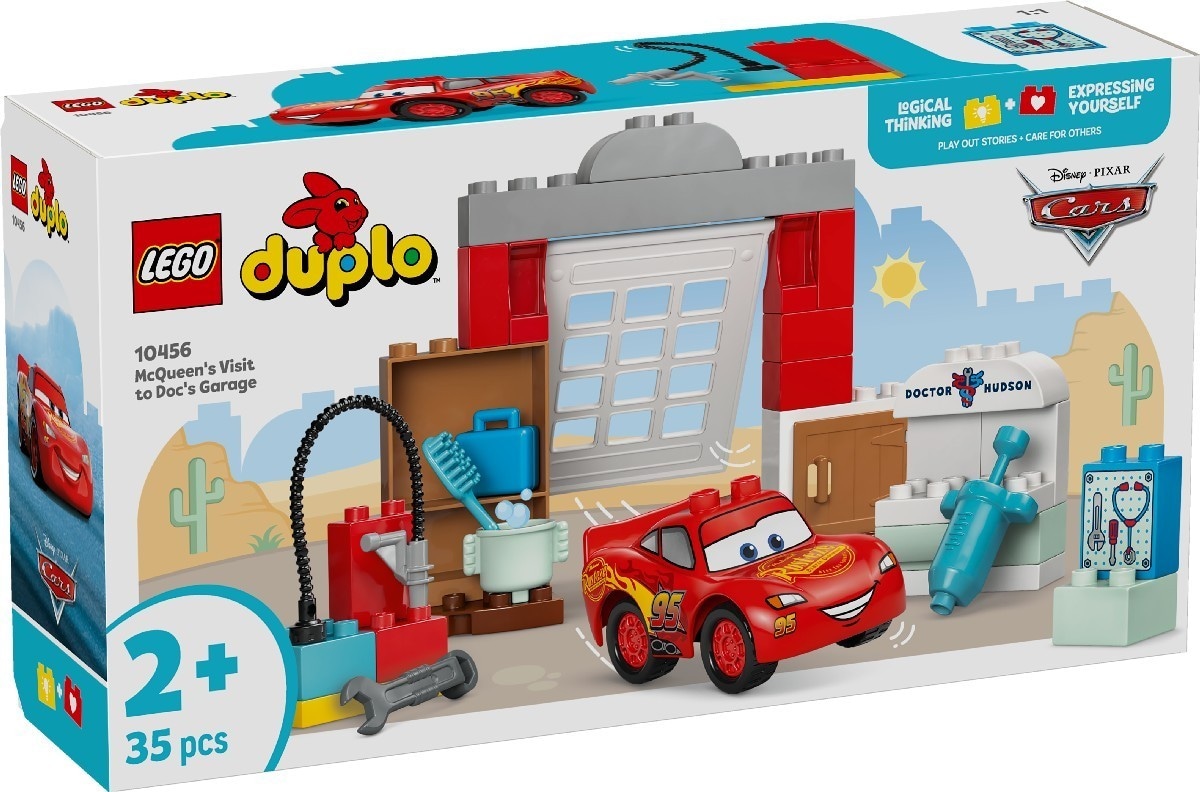 Visita do McQueen à Garagem do Doc Lego Duplo 1