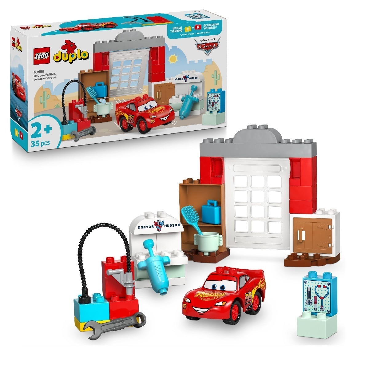 Visita do McQueen à Garagem do Doc Lego Duplo 6