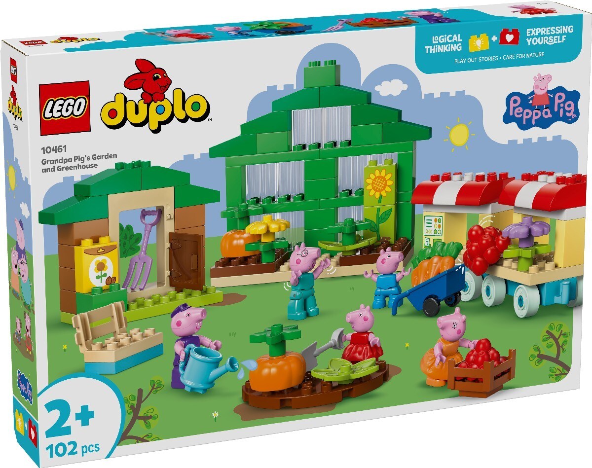 Jardim e Estufa do Avô Porquinho Lego Duplo 1