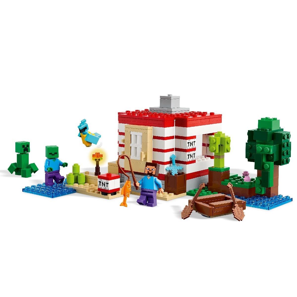 A Casa TNT da Selva Lego Minecraft 3