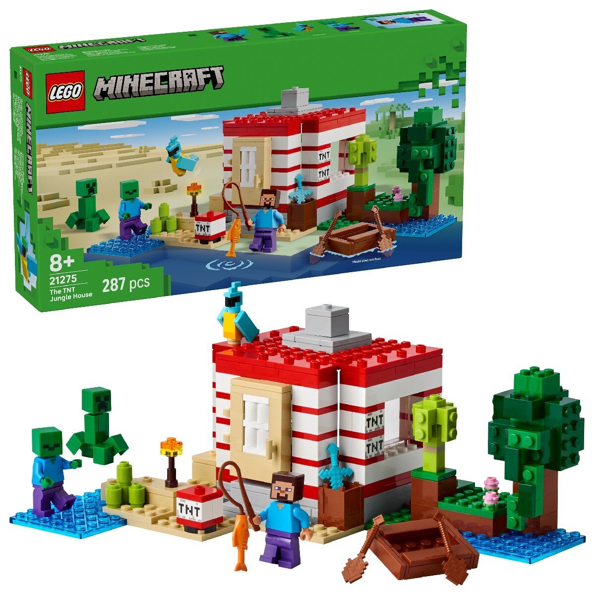 A Casa TNT da Selva Lego Minecraft 10