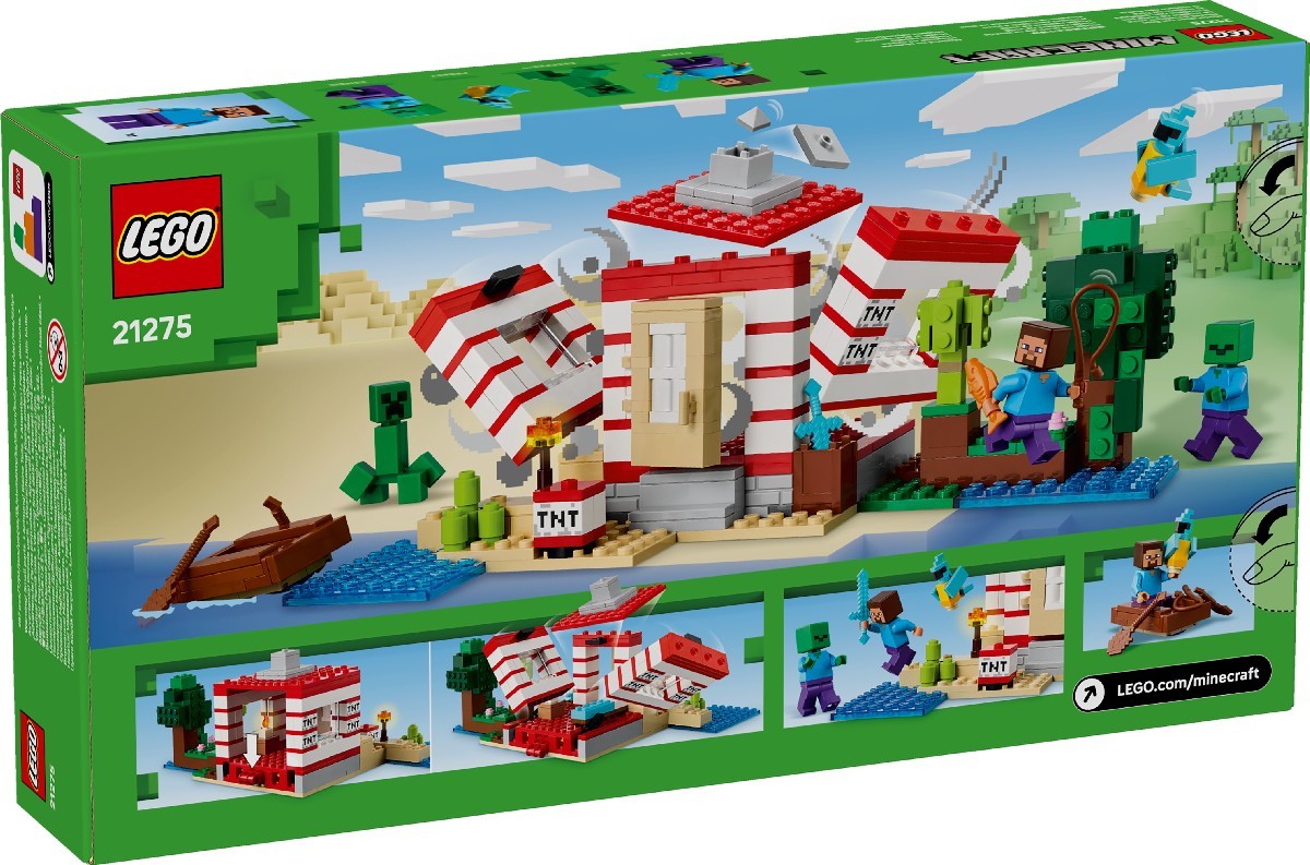 A Casa TNT da Selva Lego Minecraft 11
