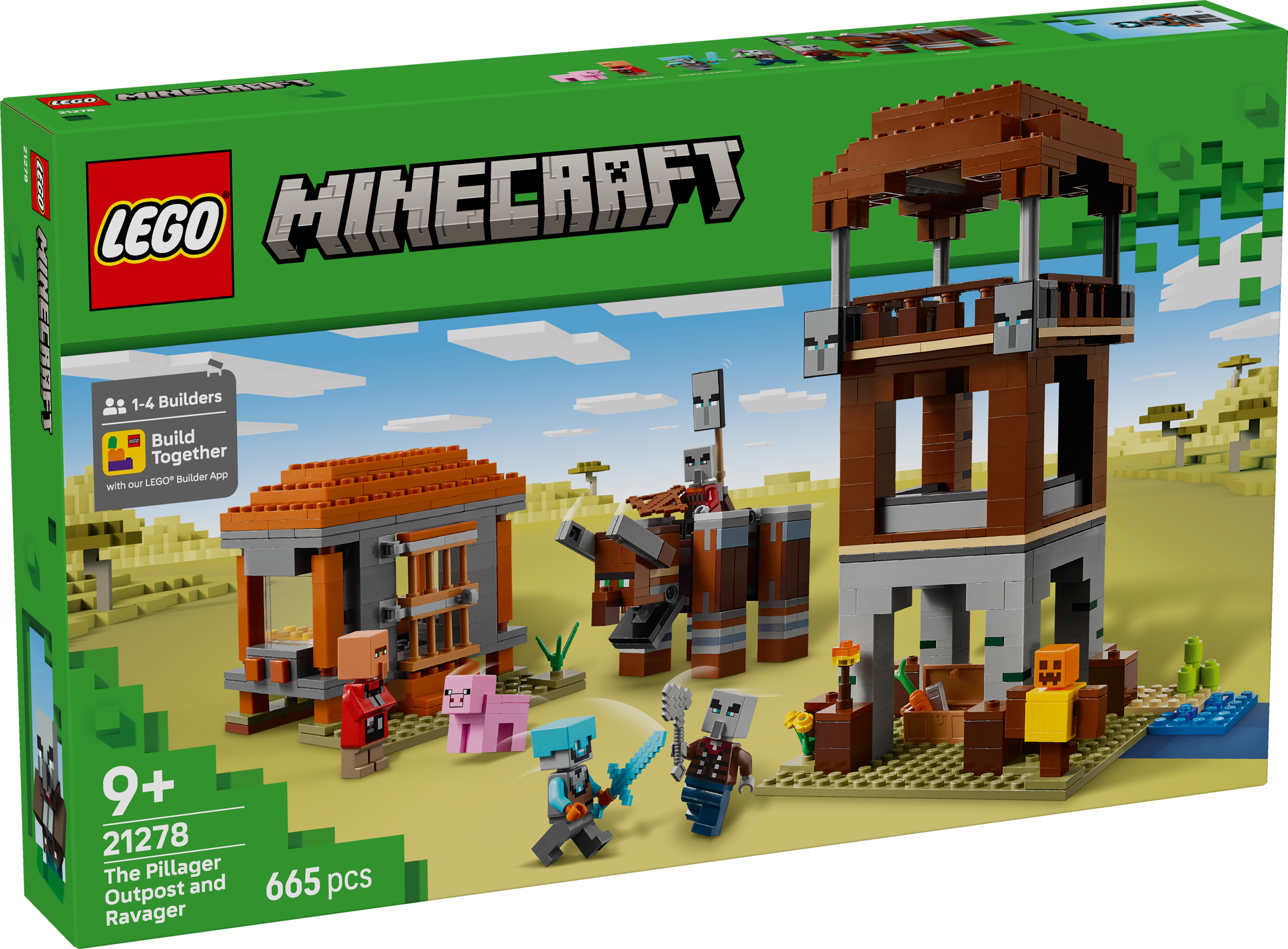 O Posto Avançado do Saqueador e Devastador MINECRAFT 1