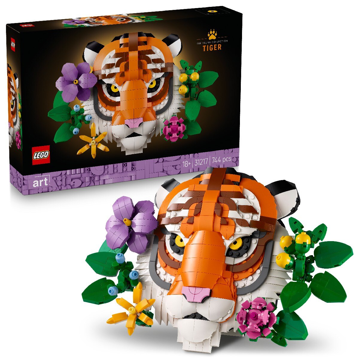 A Coleção de Fauna ? Tigre Lego Art 3