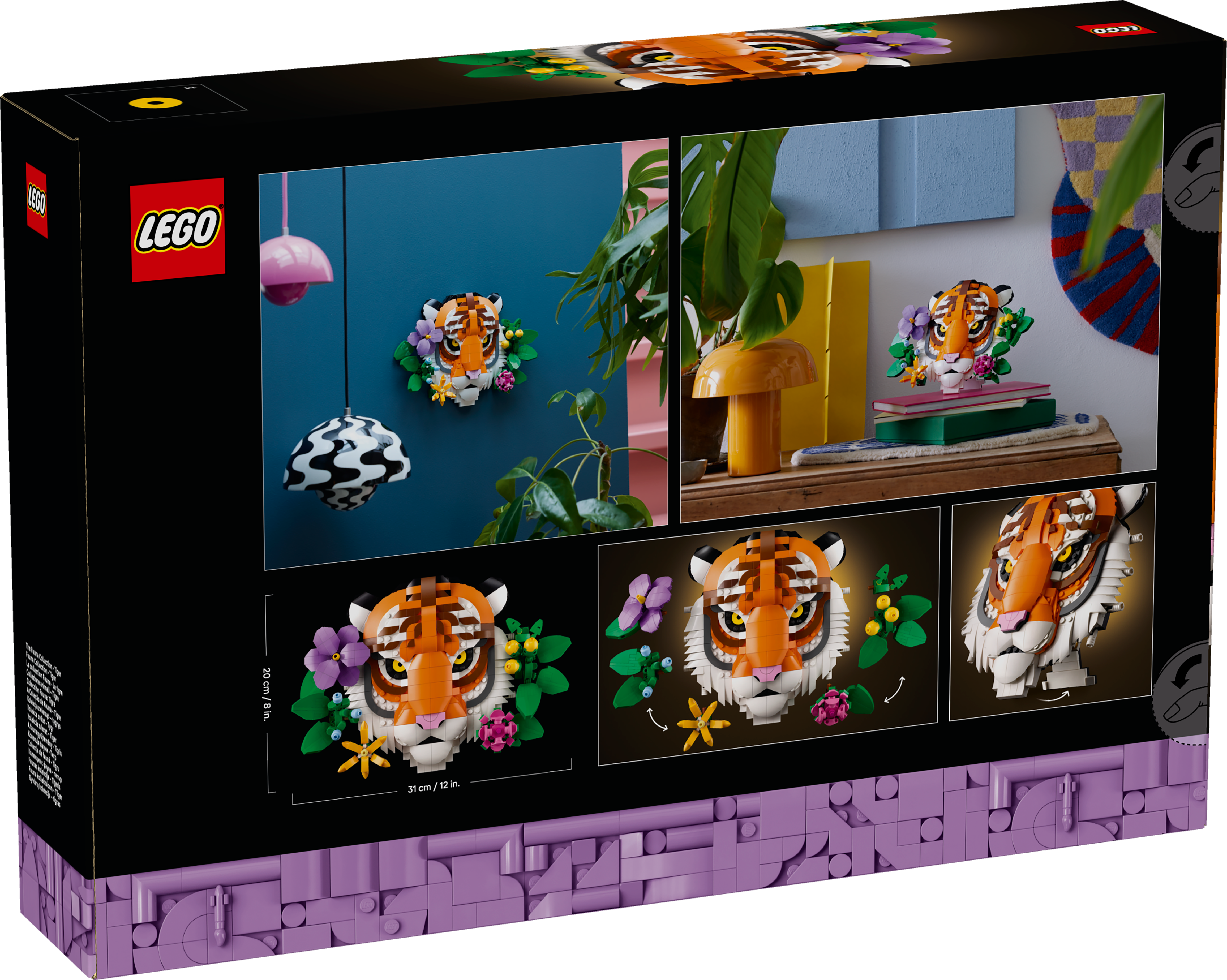 A Coleção de Fauna ? Tigre Lego Art 9