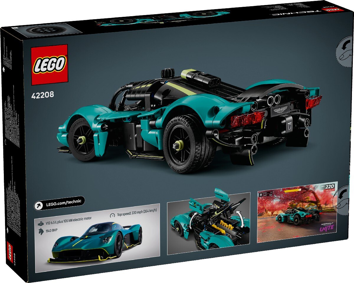 Aston MLego Artin Valkyrie Lego Technic 9