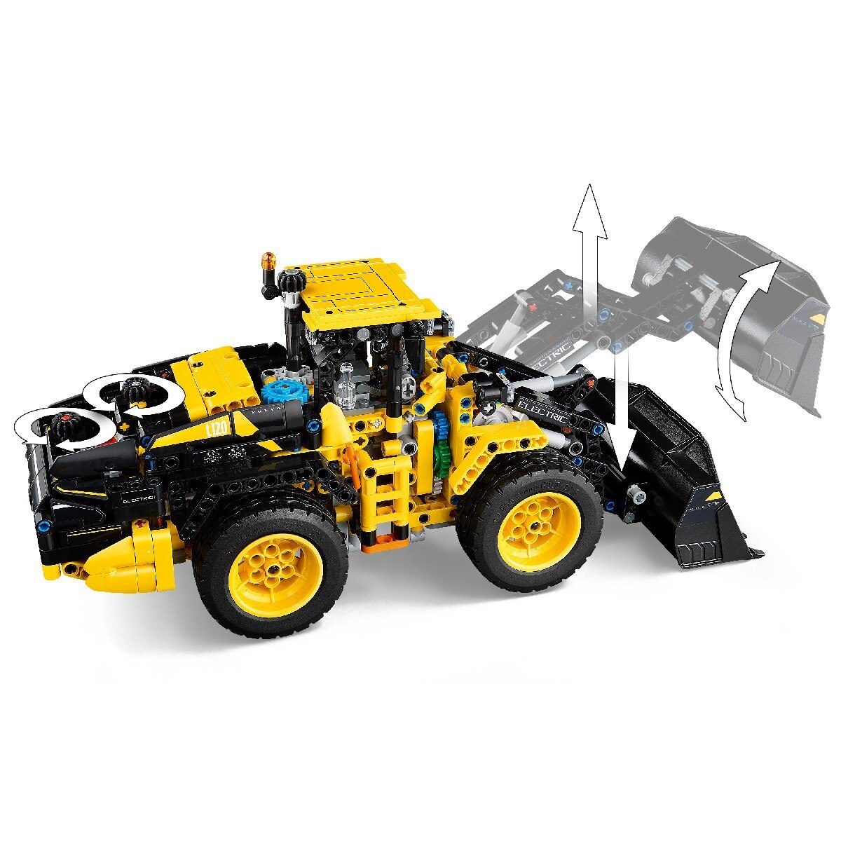 Retroescavadora Volvo L120 Electric Lego Technic 9