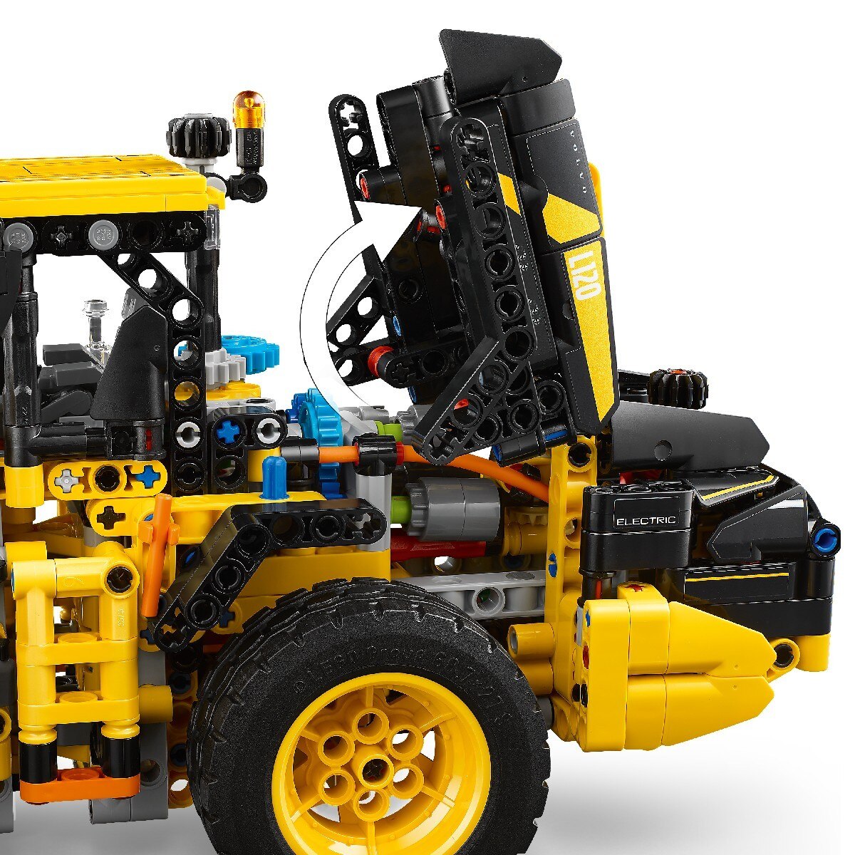Retroescavadora Volvo L120 Electric Lego Technic 10
