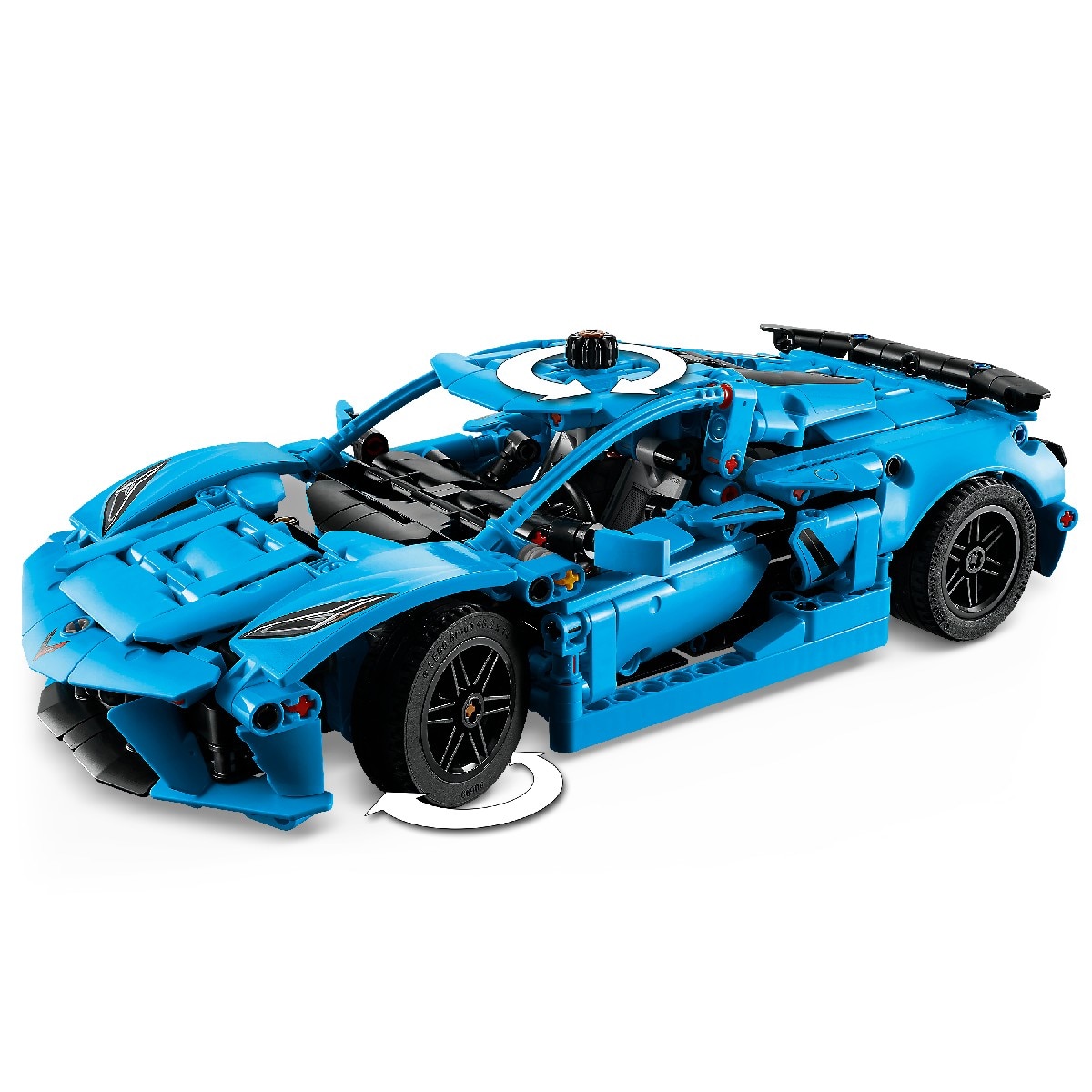 Chevrolet Corvette Stingray Azul Lego Technic 8