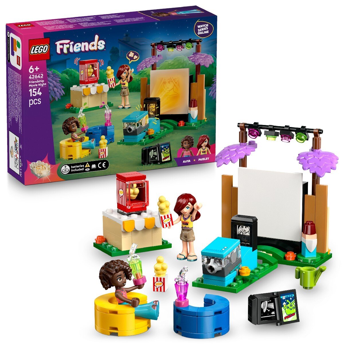 Noite de Filmes e Amizade Lego Friends 3