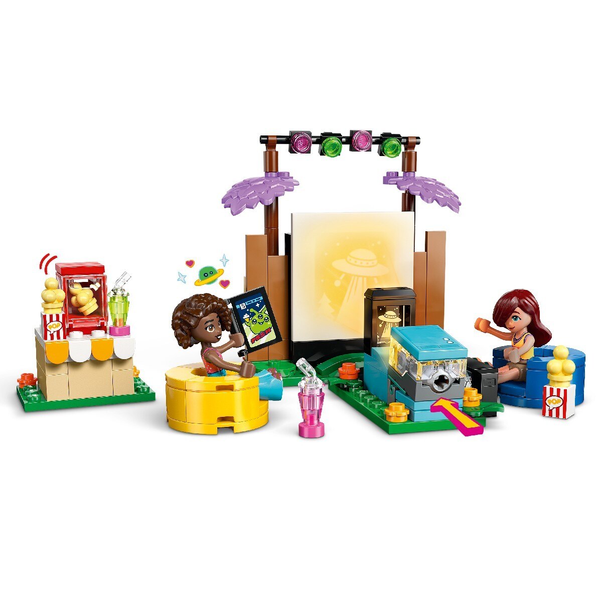 Noite de Filmes e Amizade Lego Friends 8