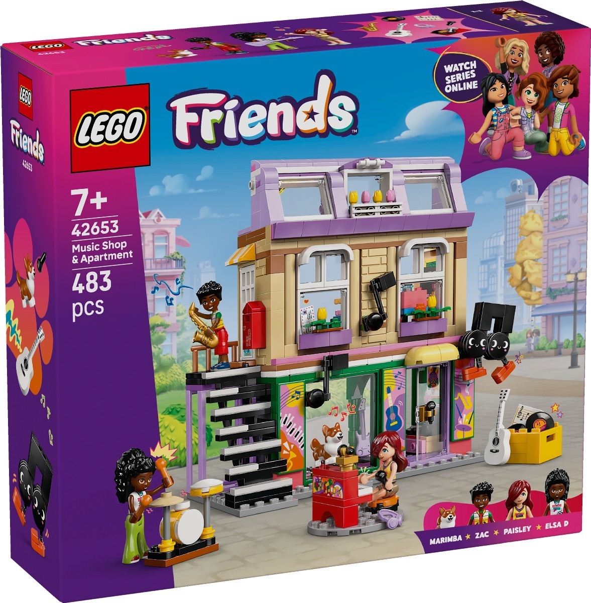 Loja de Música e Apartamento Lego Friends 1