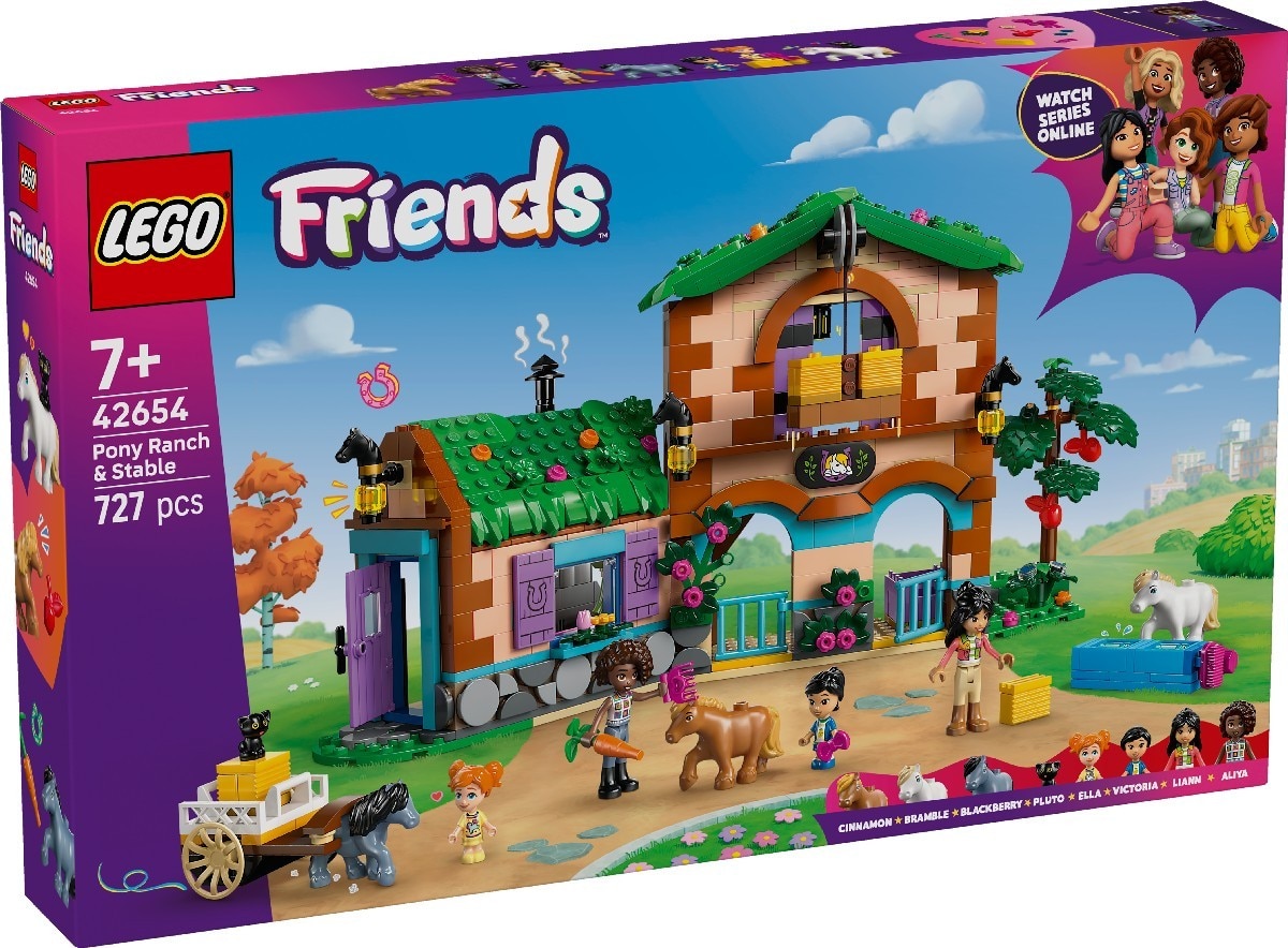 Rancho e Estábulo de Póneis Lego Friends 1