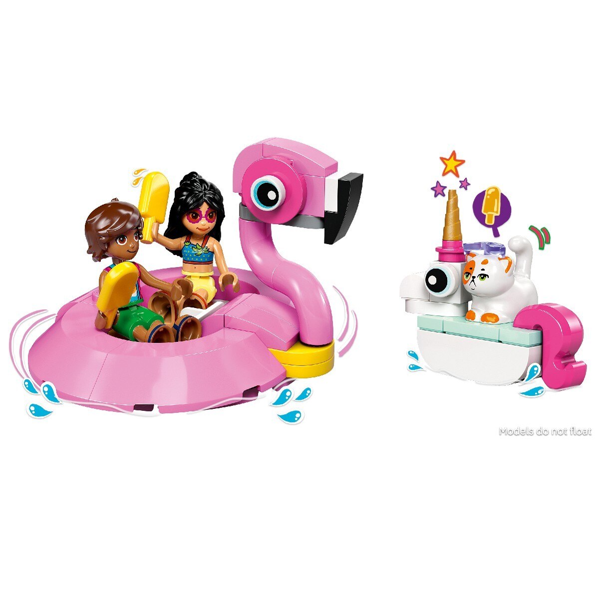 Festa na Piscina com Unicórnio e Flamingo Lego Friends 9