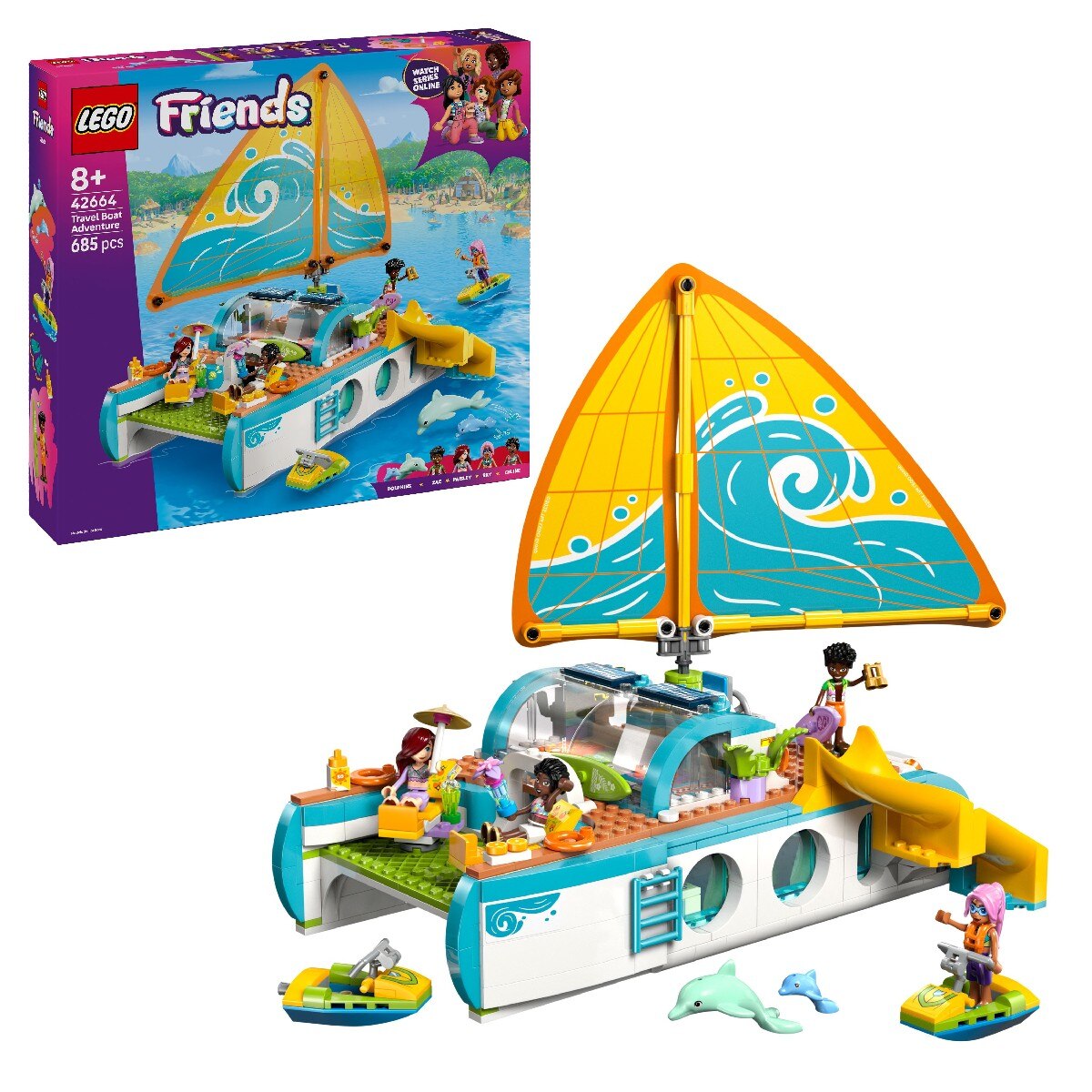 Aventura em Viagem de Barco Lego Friends 2