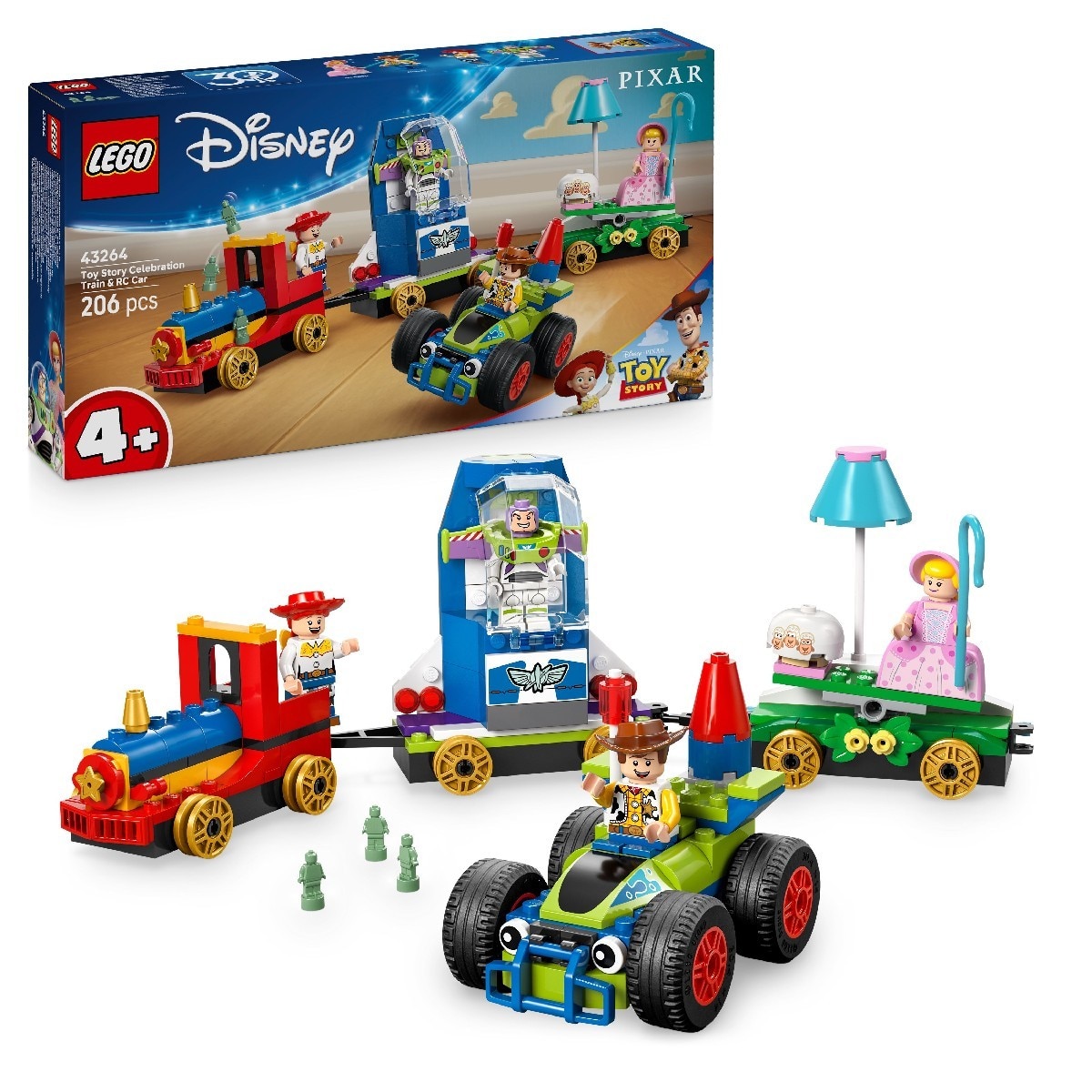 Comboio e Carro RC de Celebração de Toy Story Lego Disney 2
