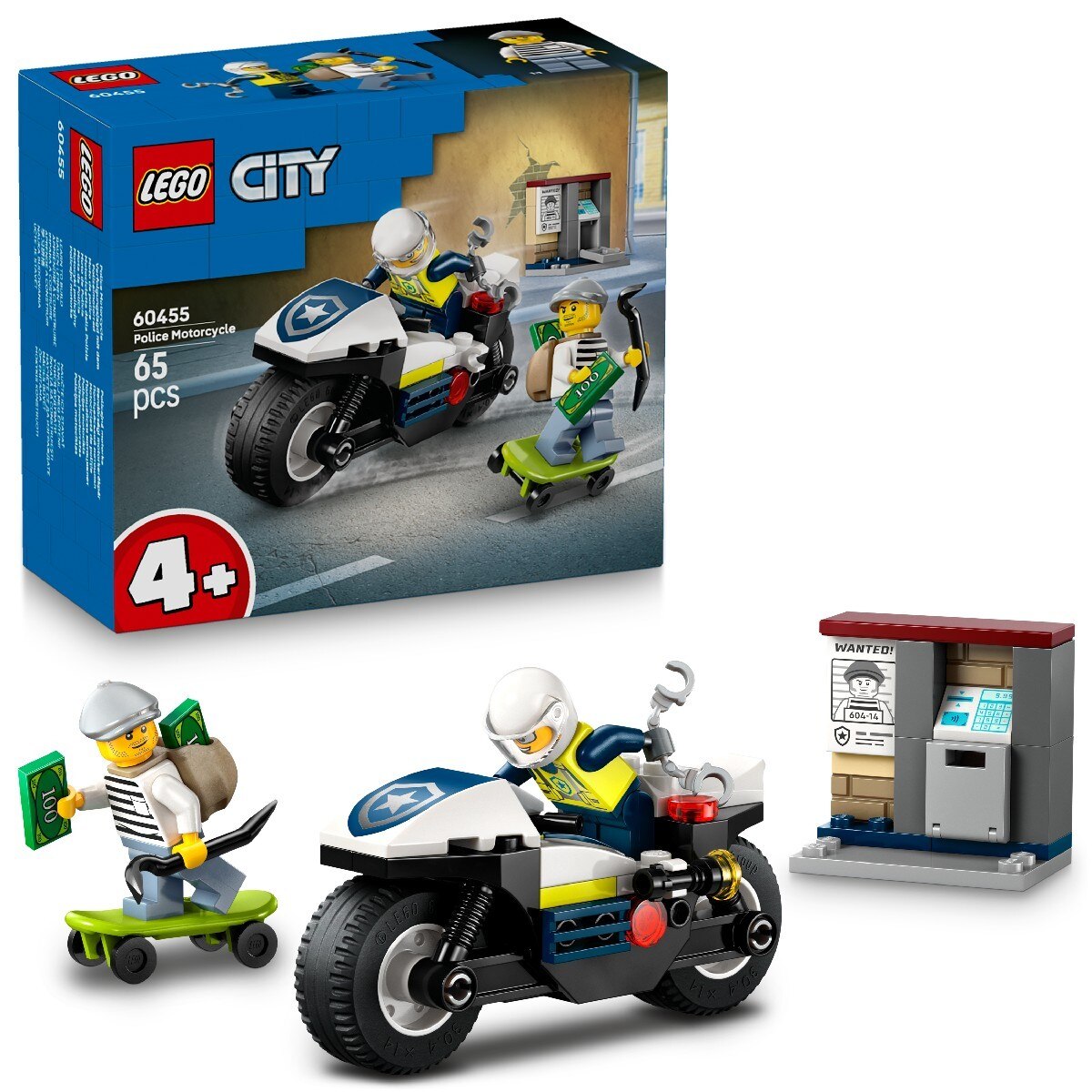 Perseguição com Mota da Polícia Lego City 3