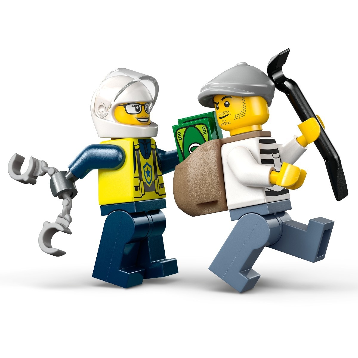 Perseguição com Mota da Polícia Lego City 6
