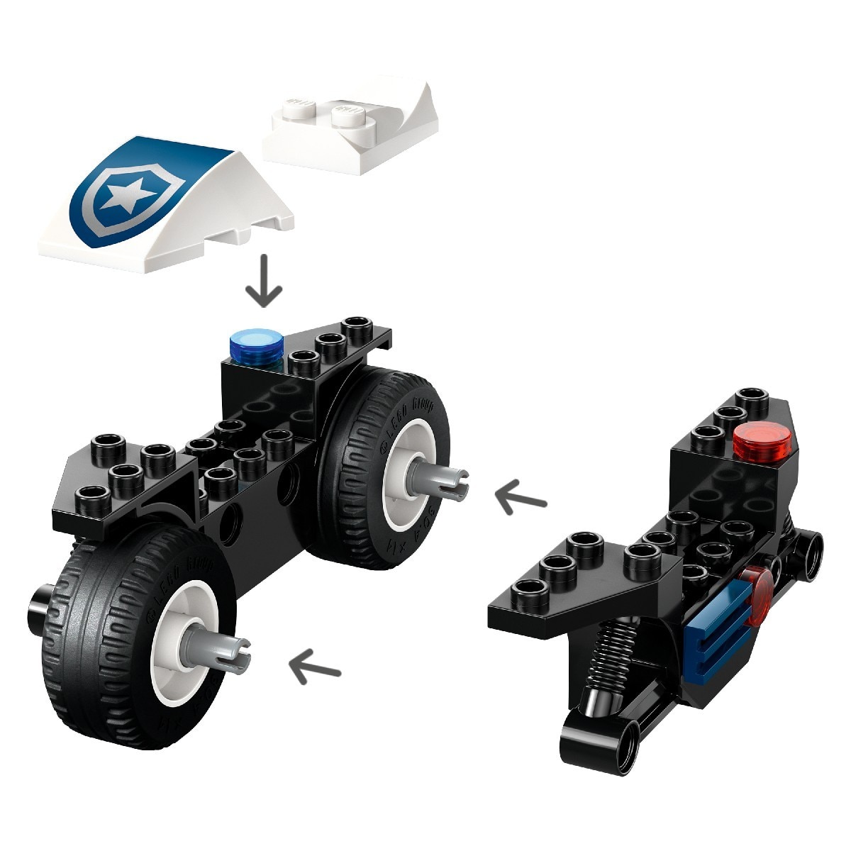 Perseguição com Mota da Polícia Lego City 9