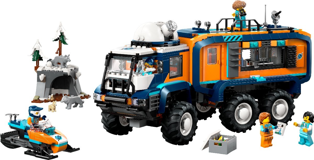 Camião e Laboratório de Exploração Científica do Ártico Lego City 4