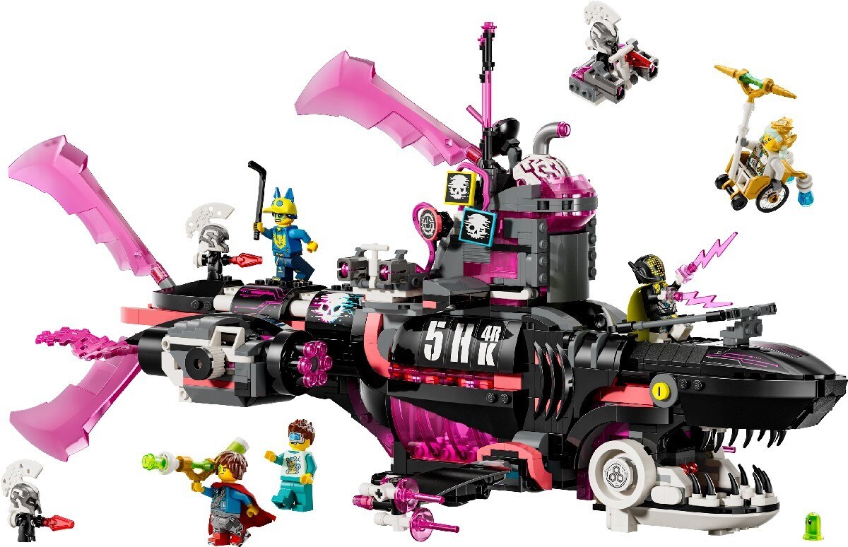 Submarino Tubarão dos Pesadelos Lego Dreamzzz 4