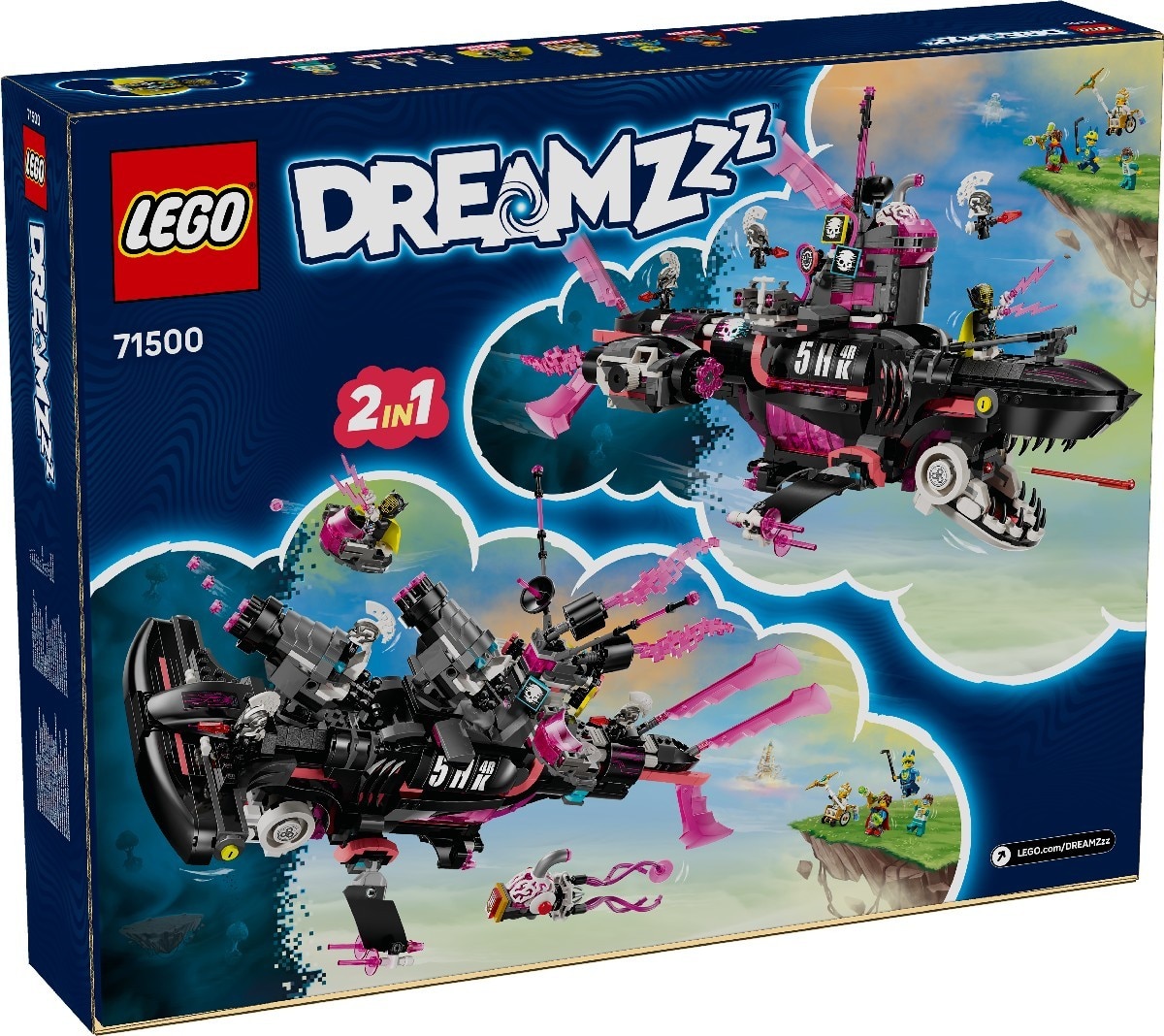 Submarino Tubarão dos Pesadelos Lego Dreamzzz 10