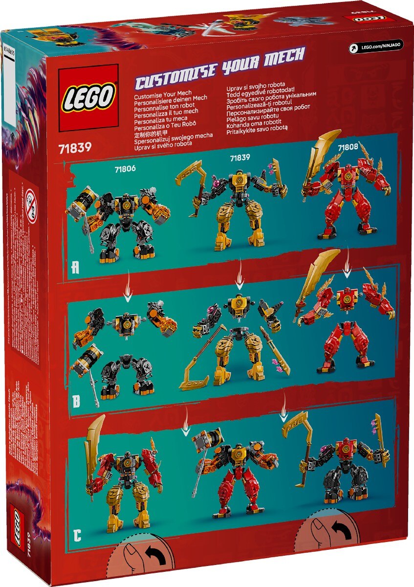 Mech de Batalha Spinjitzu do Arin Lego Ninjago 9