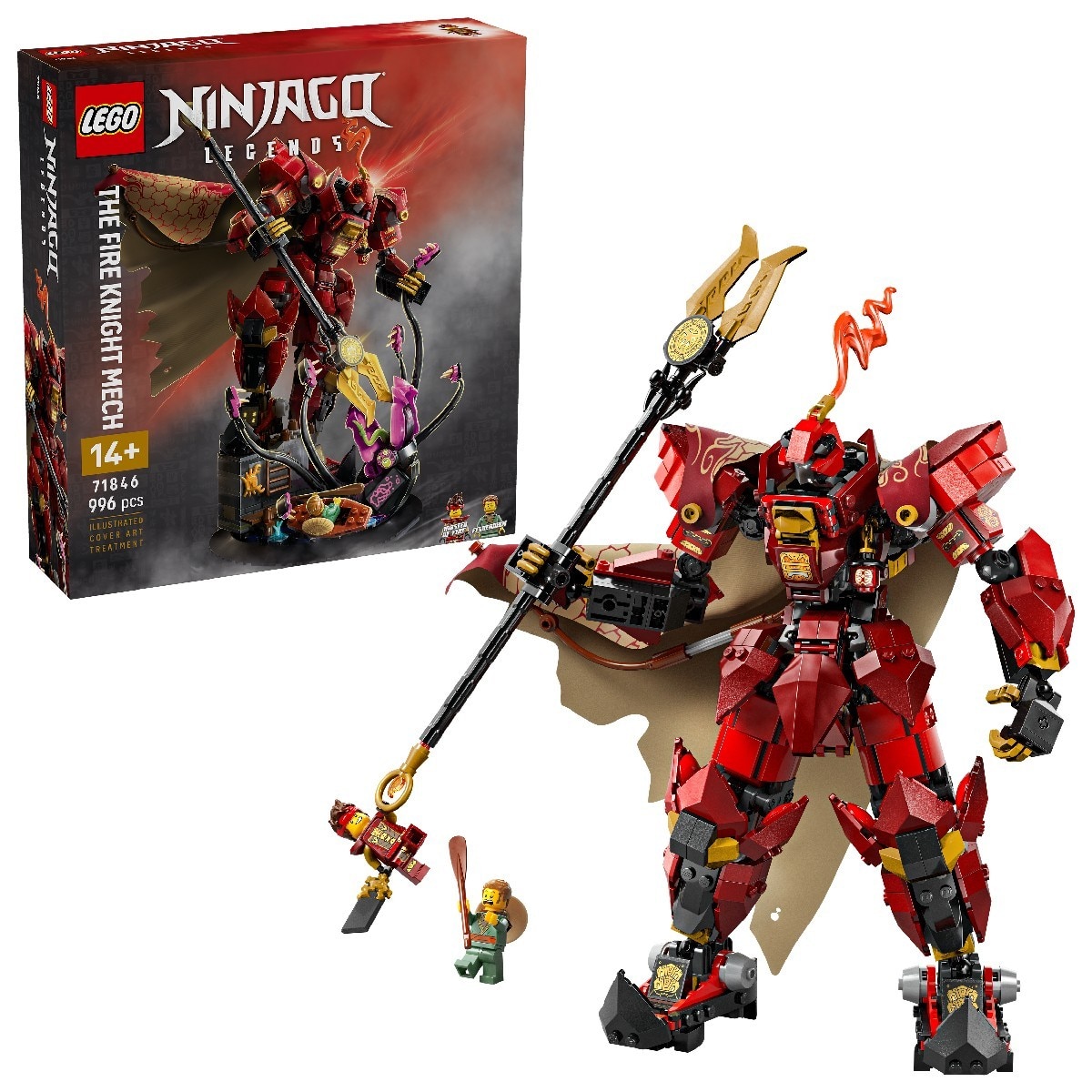 O Mech Cavaleiro de Fogo Lego Ninjago 2