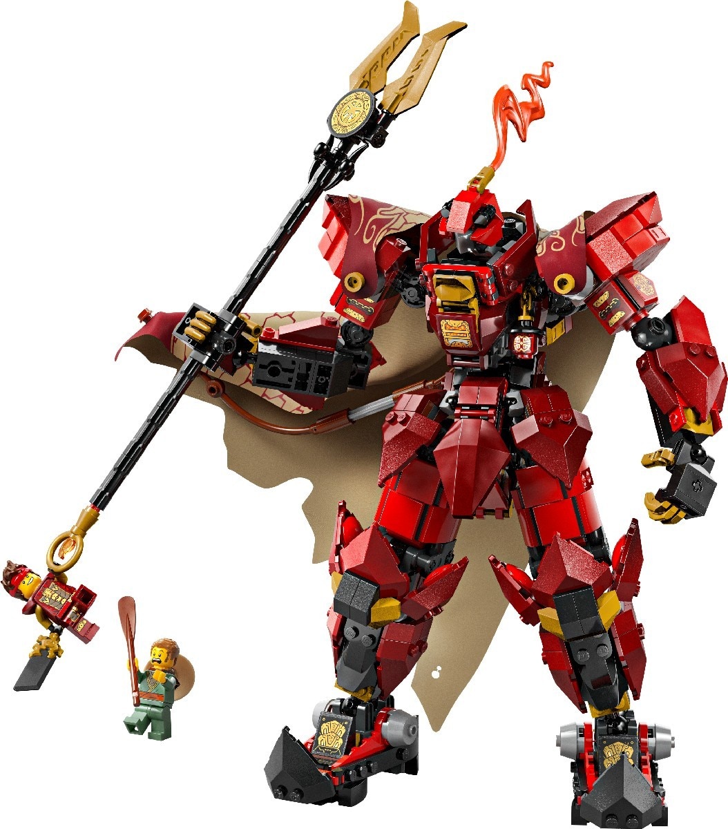O Mech Cavaleiro de Fogo Lego Ninjago 3