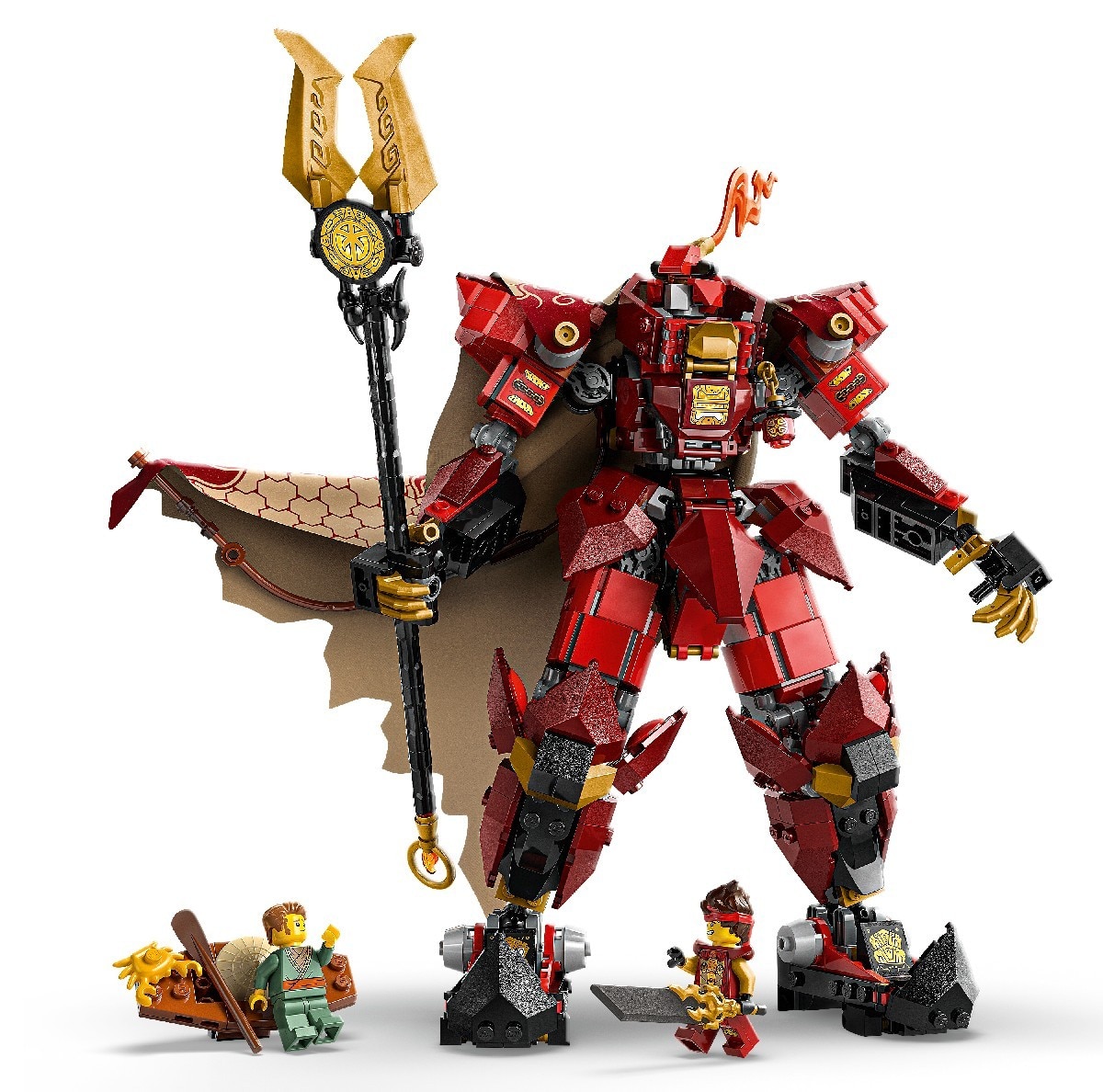 O Mech Cavaleiro de Fogo Lego Ninjago 6