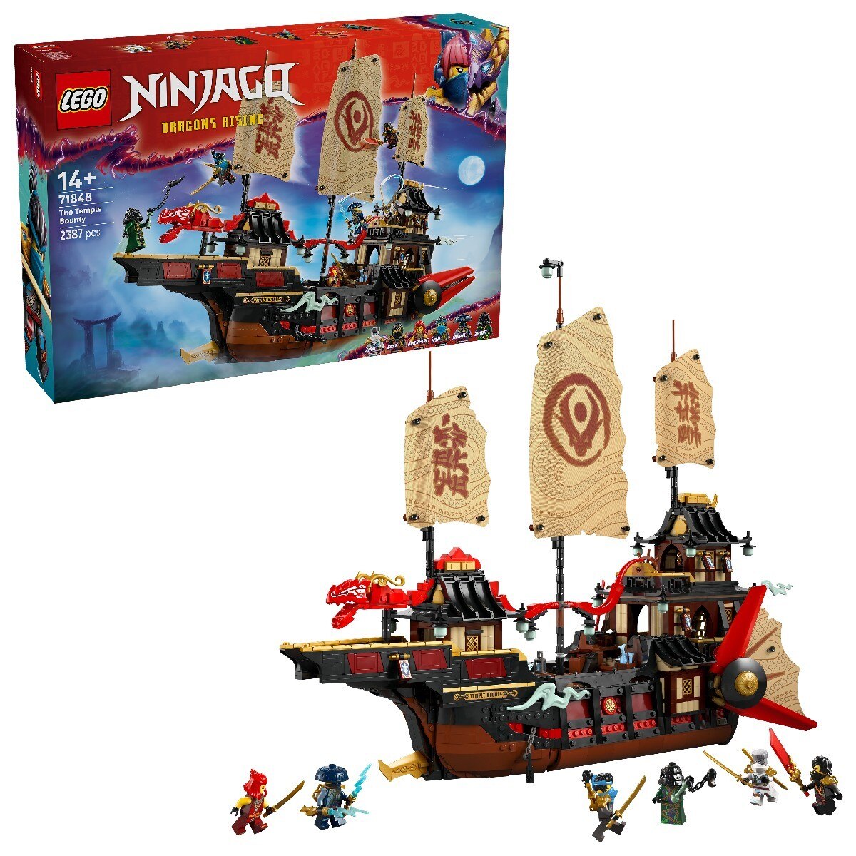 O Navio Pirata do Templo Lego Ninjago 3