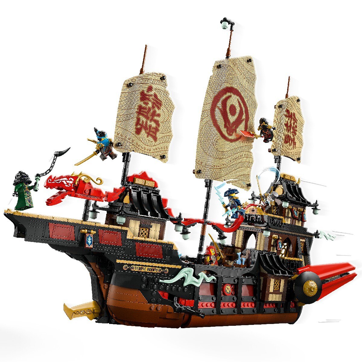 O Navio Pirata do Templo Lego Ninjago 6