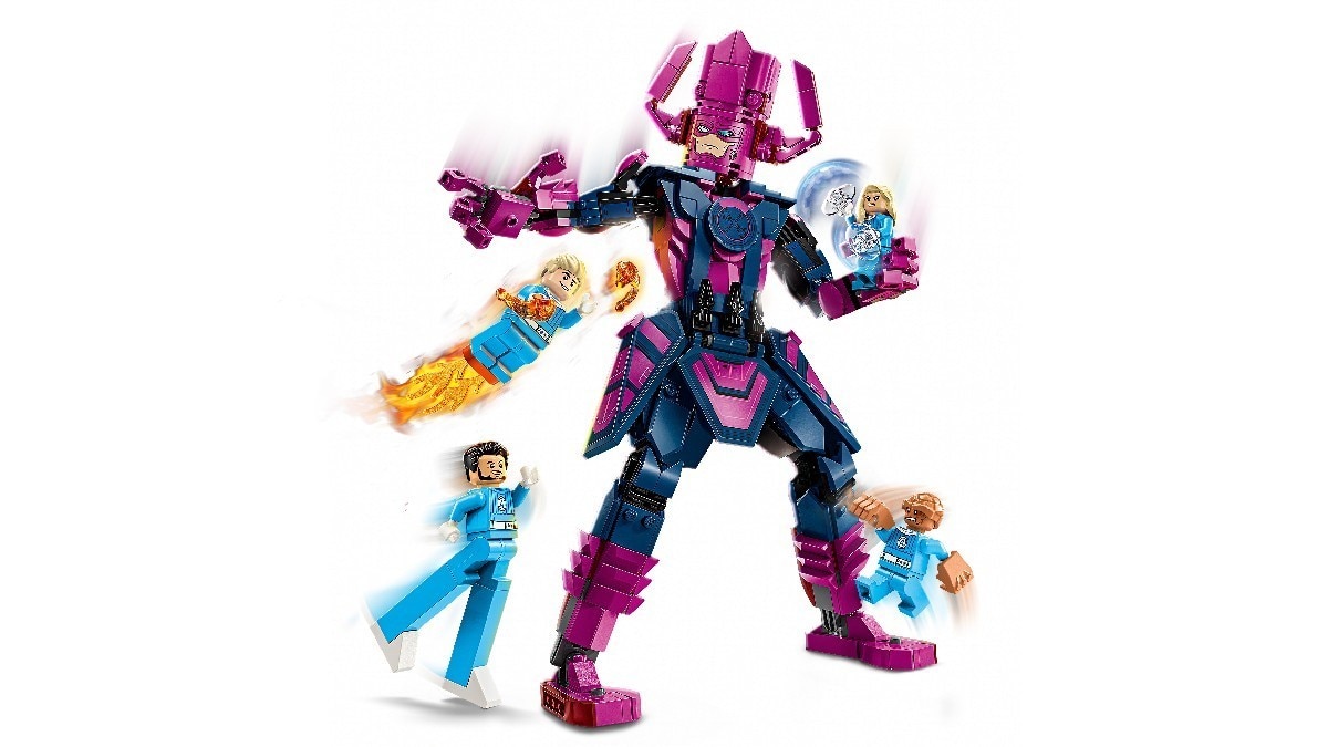 QuLego Arteto Fantástico vs. Figura de Construção de Galactus Lego Marvel 4