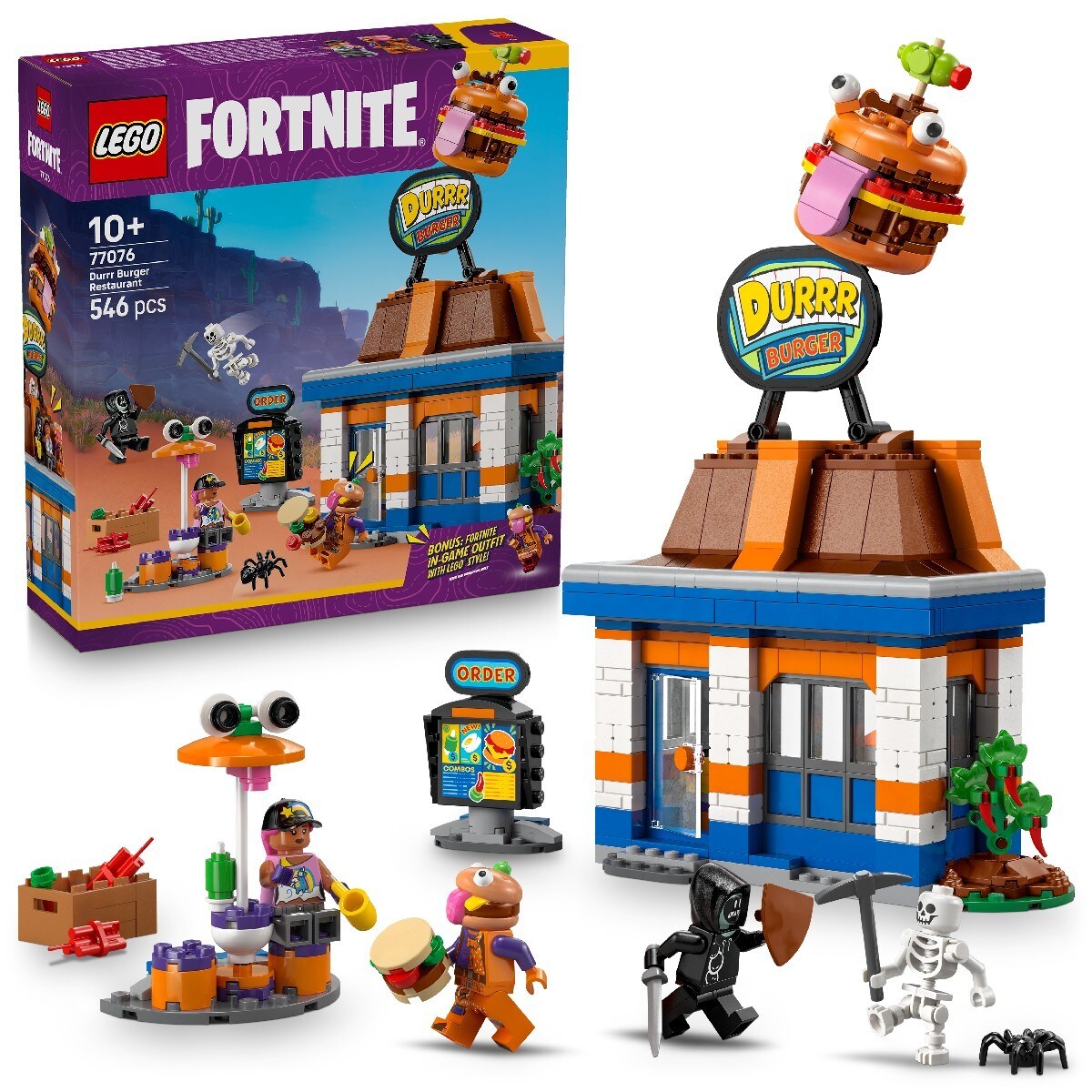 Restaurante do Durrr Burger Lego Fortnite 2