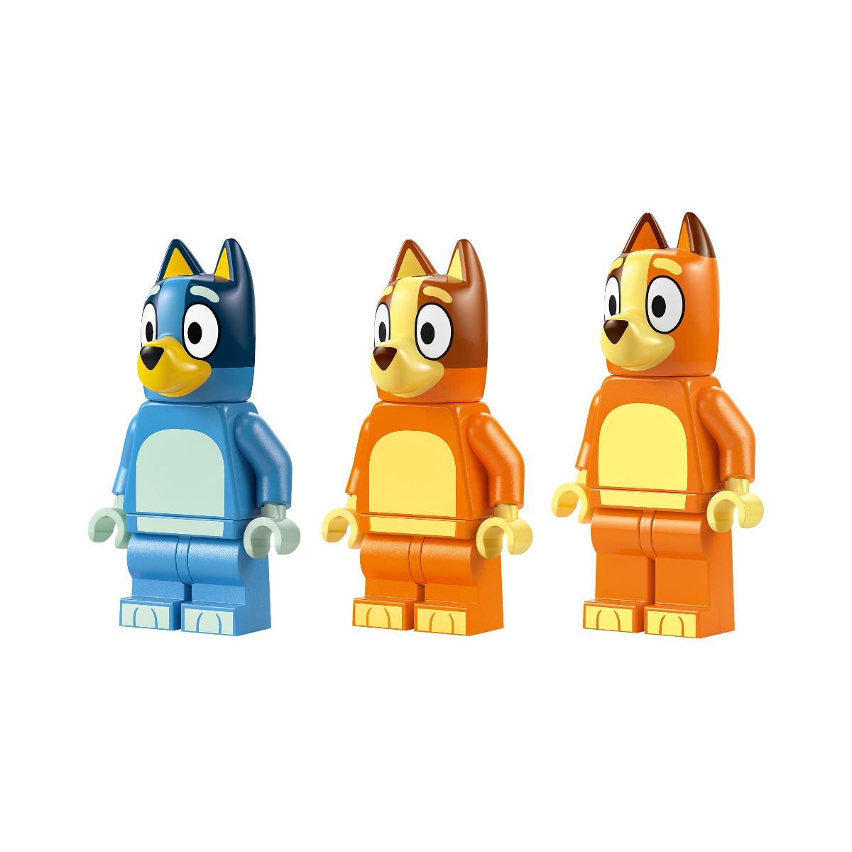 Viagem de Carro à Praia com a Bluey e a Família Lego Bluey 5