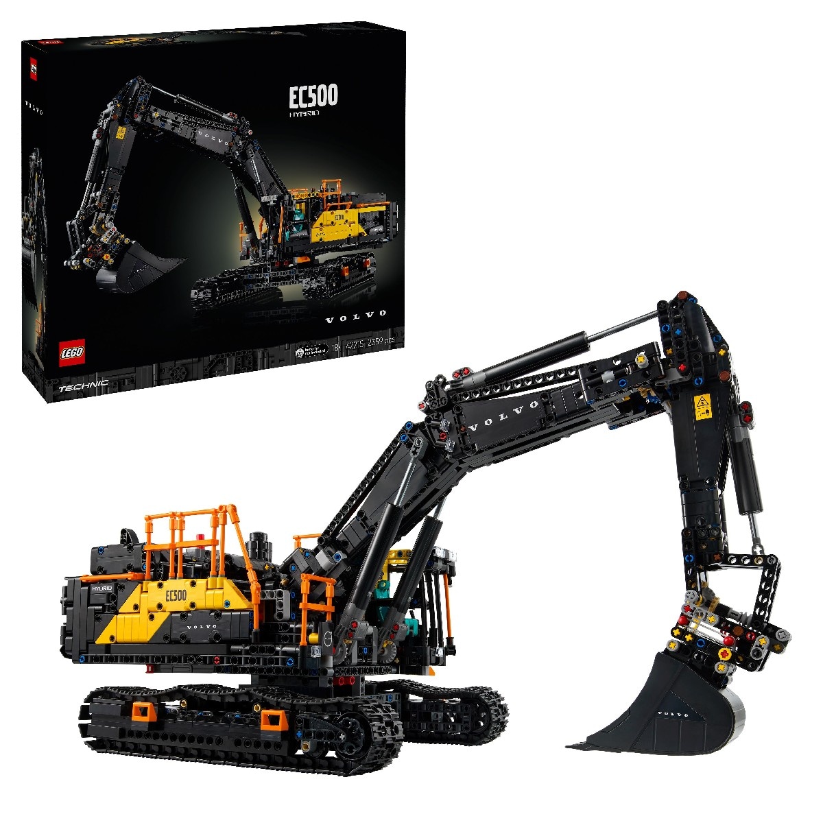 Escavadora Volvo EC500 Hybrid Lego Technic 3