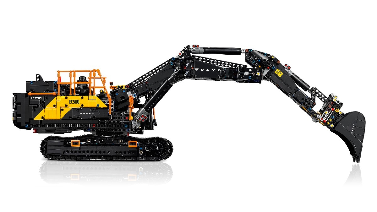 Escavadora Volvo EC500 Hybrid Lego Technic 6