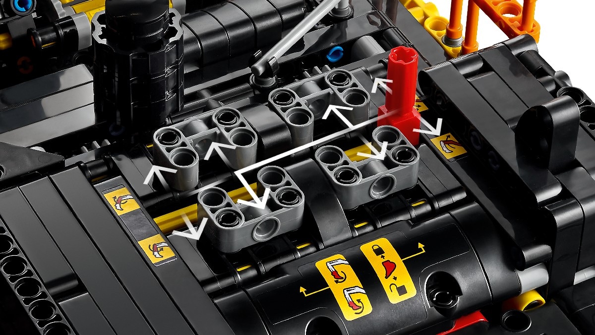 Escavadora Volvo EC500 Hybrid Lego Technic 10